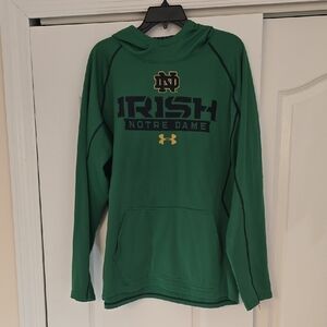 Under Armour Green Irish Notre Dame Hoodie